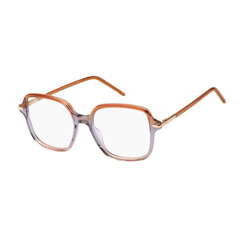 Marc Jacobs Eyeglasses Square Full Rim, Orange To Blue Gradient Frame And Clear Demo Lenses Lens Marc5930Ddw00