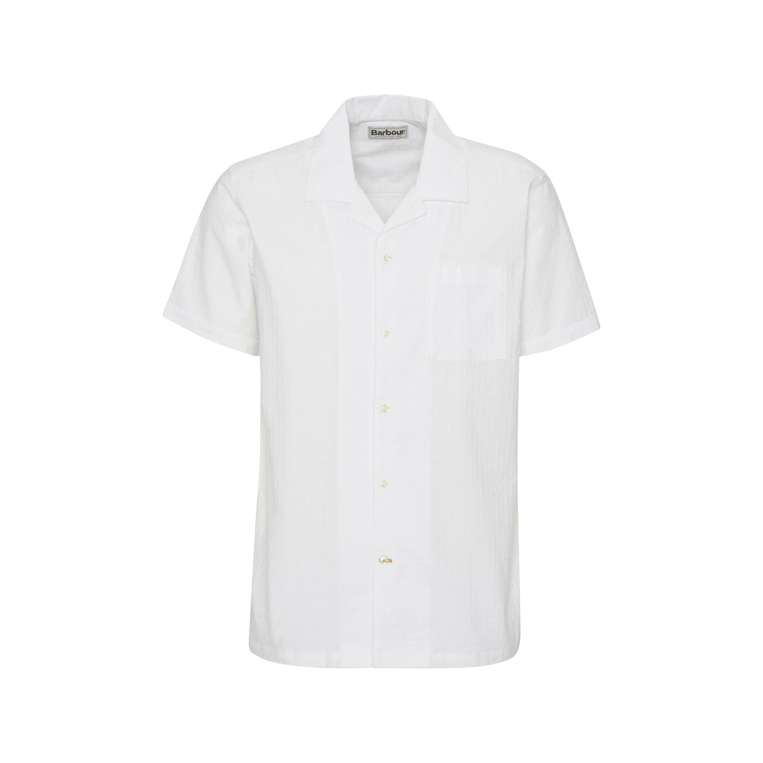Irvine Textured Shirt In White