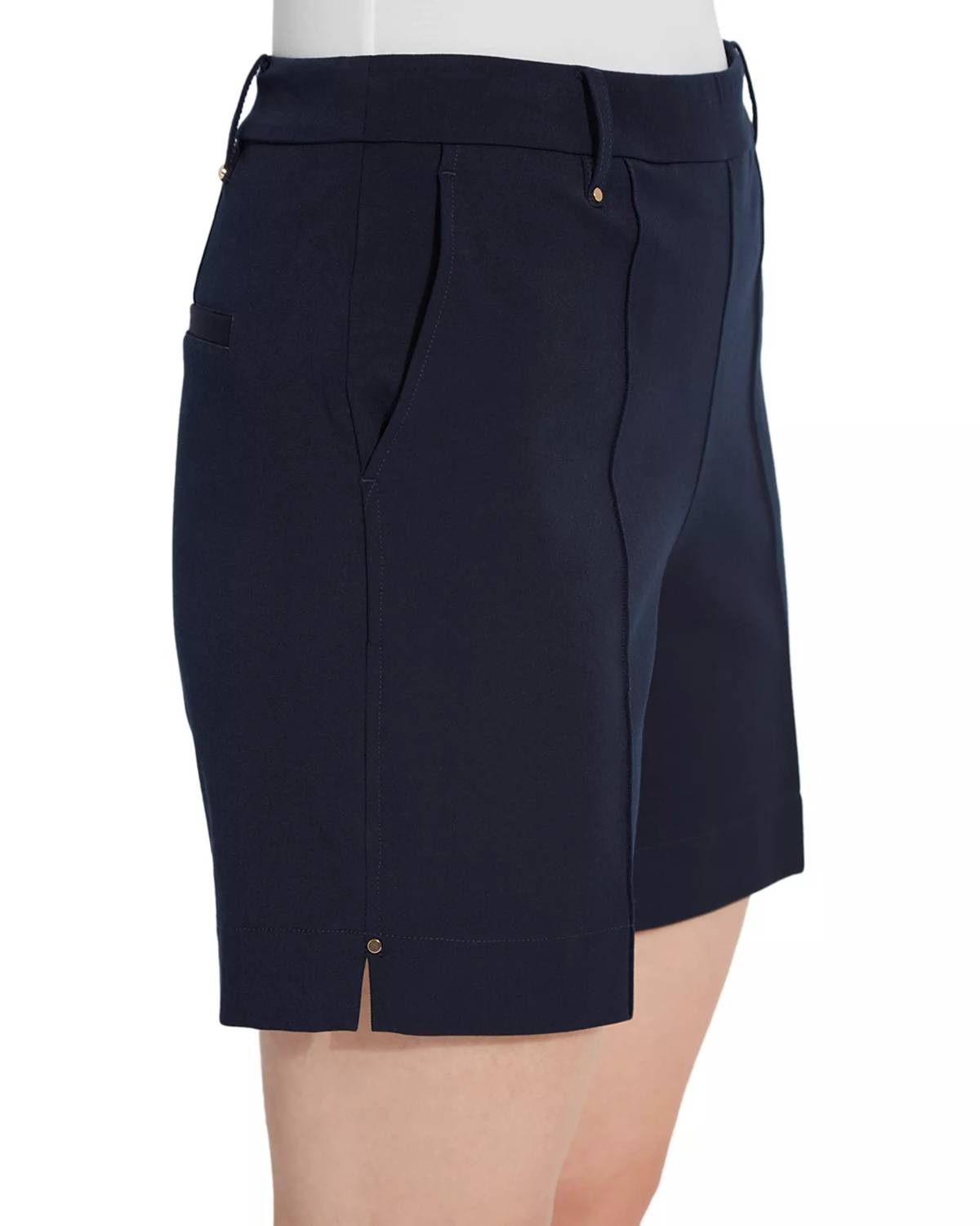 Amanda Stretch Twill Short In True Navy