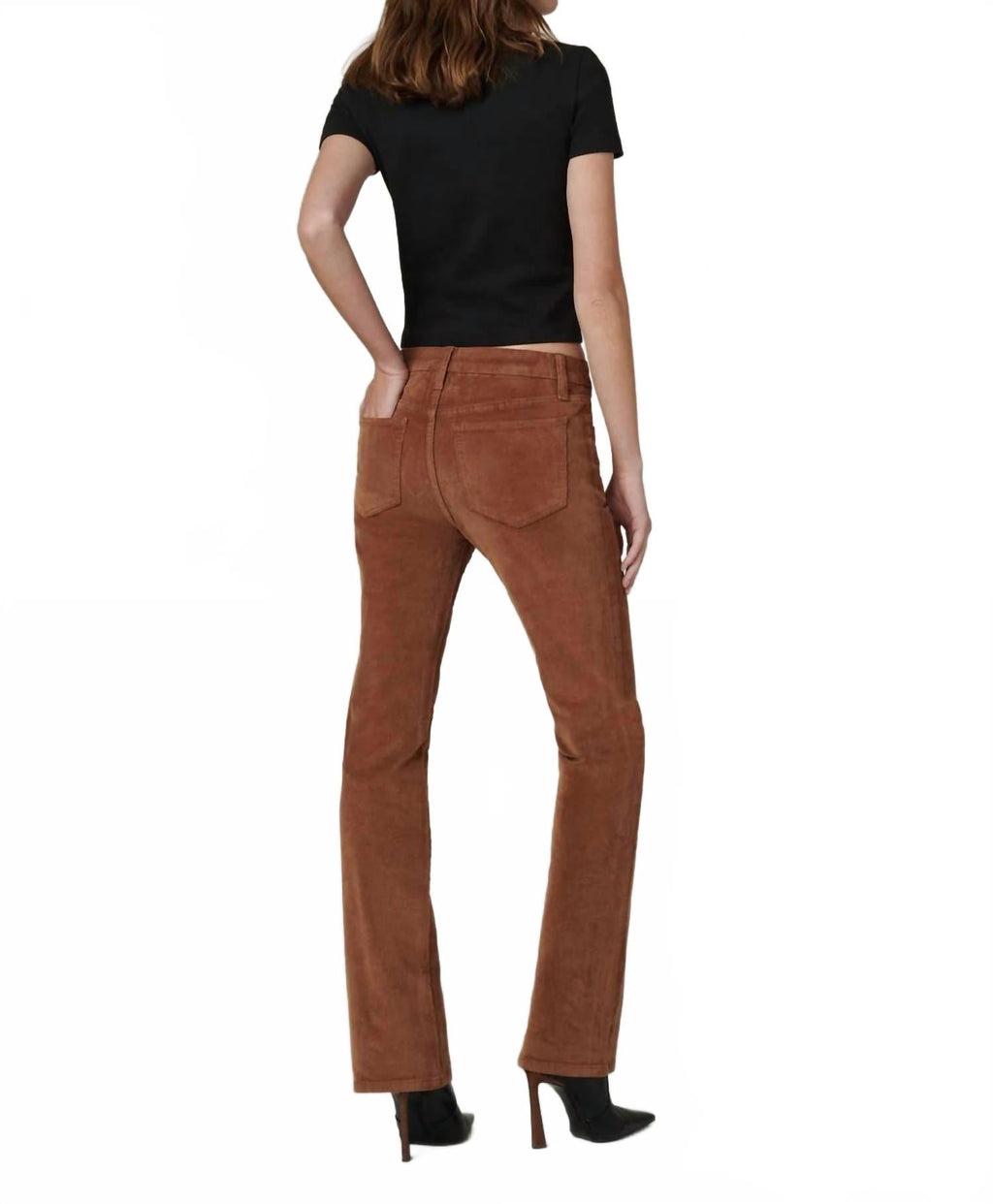 Corduroy Provocateur Bootcut Pants In Brown