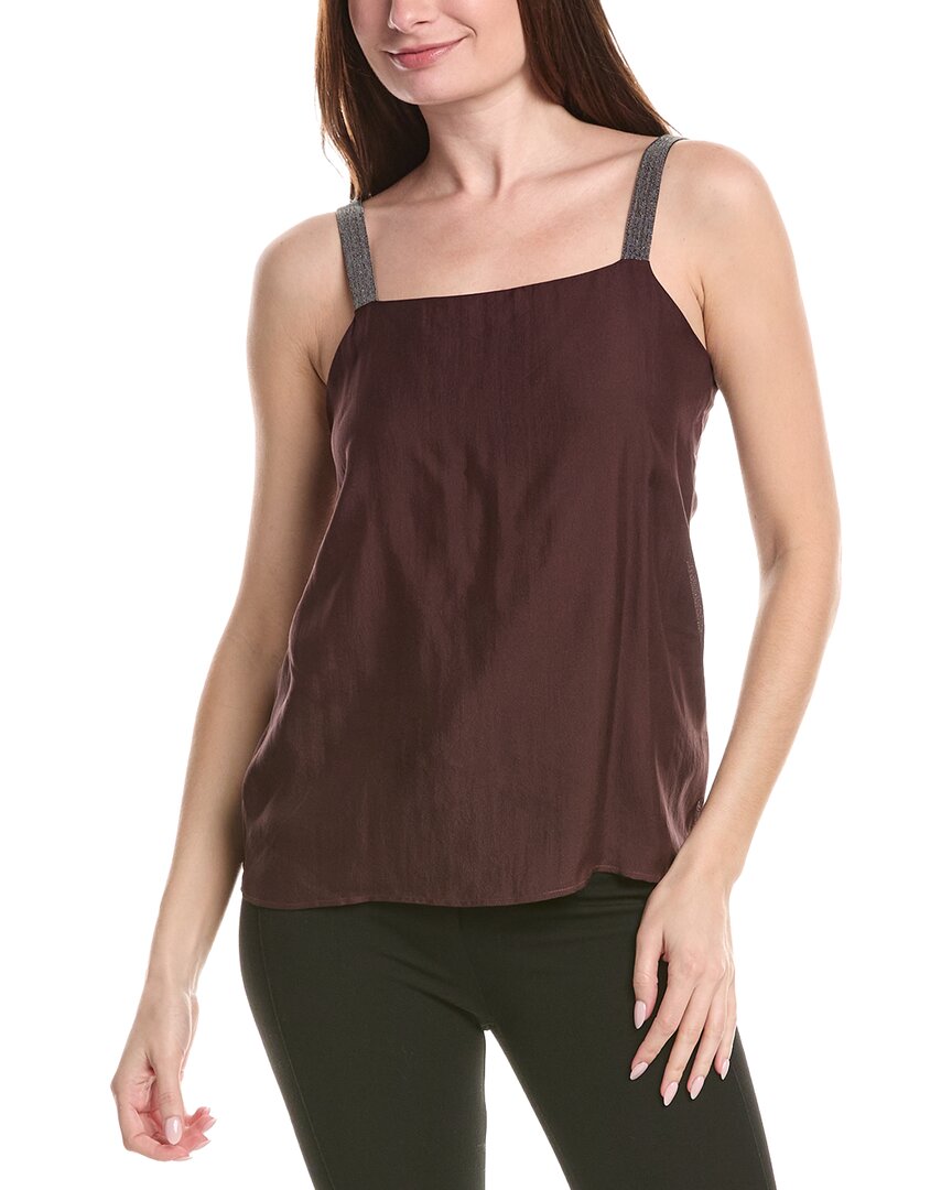 Fabiana Filippi Shoulder Strap Silk Top