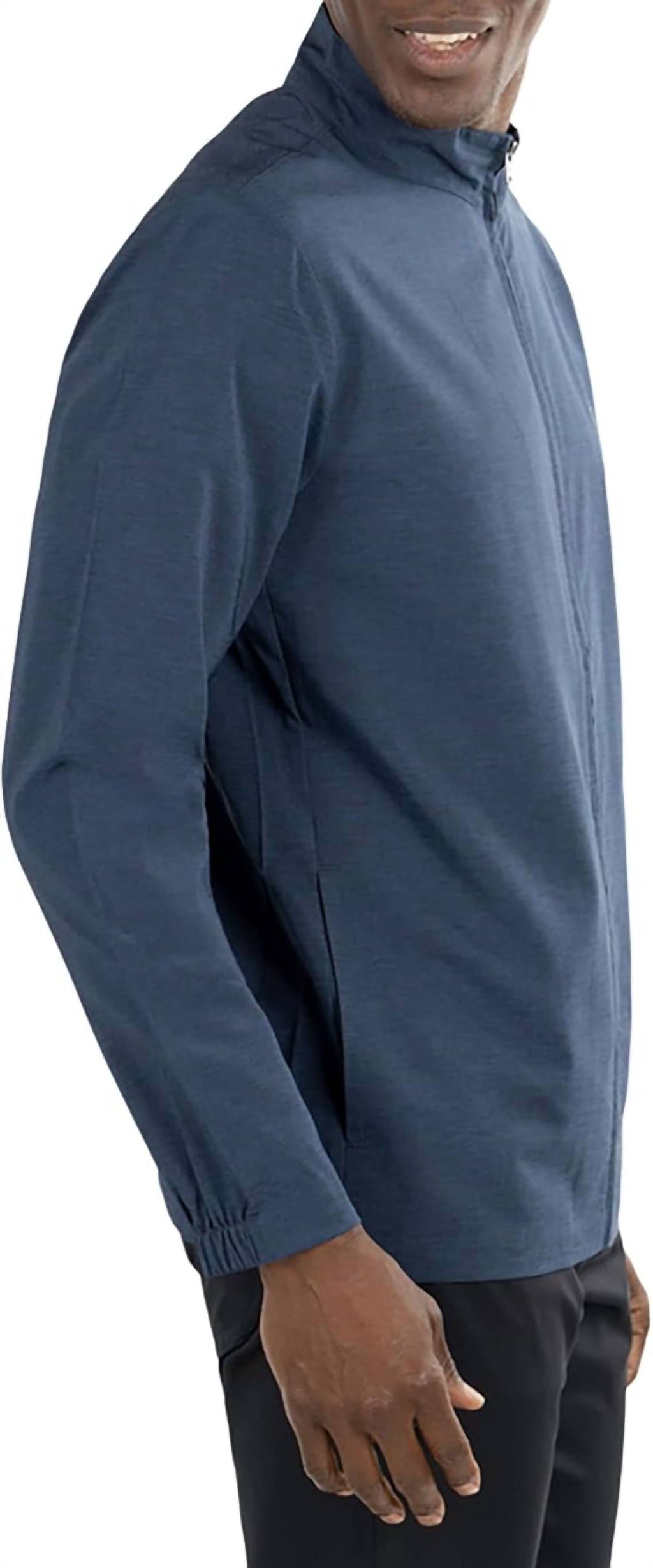 Men's Star Gazing Golf Jacket In Heather Insignia