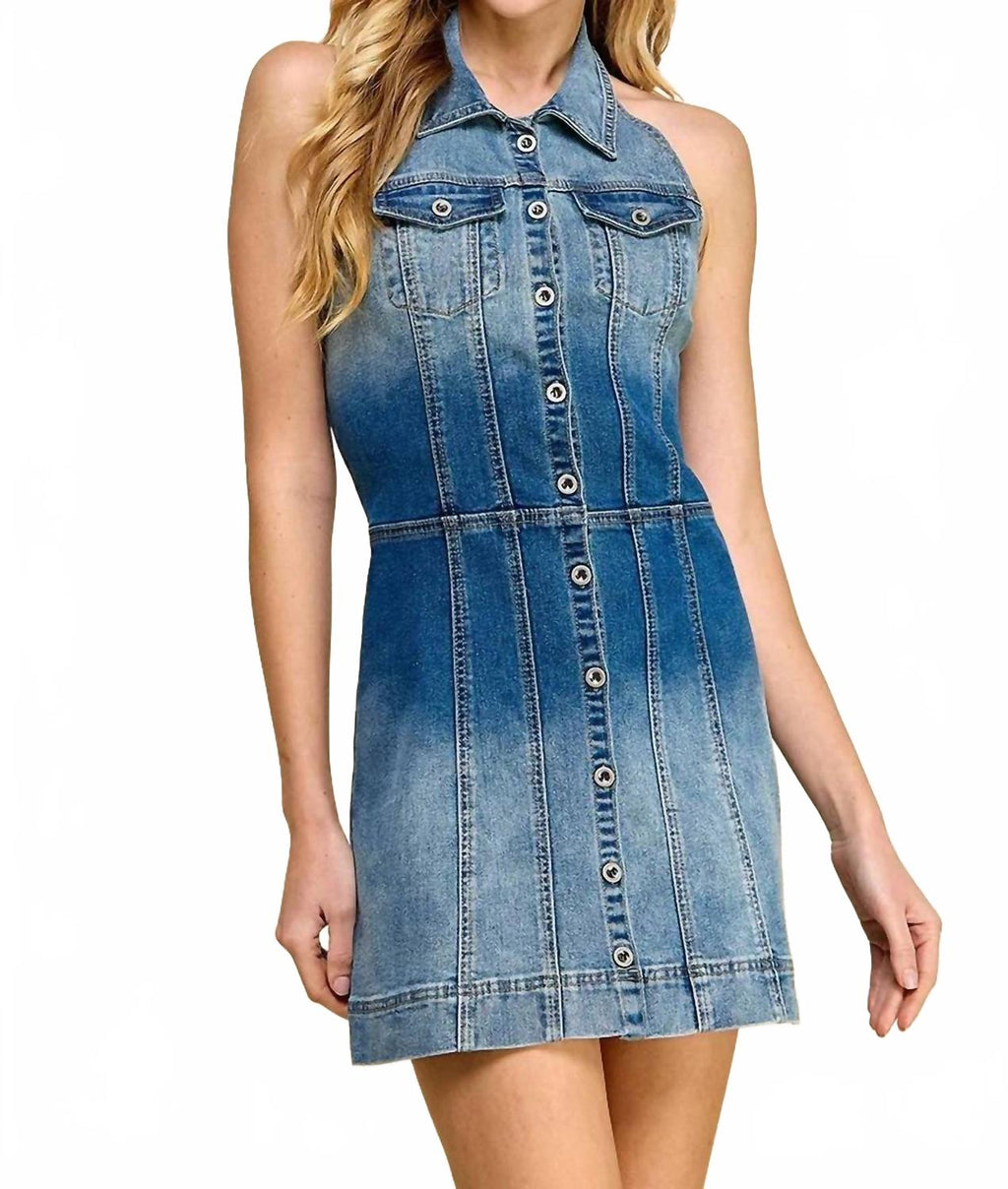 Country Concert Dress In Denim
