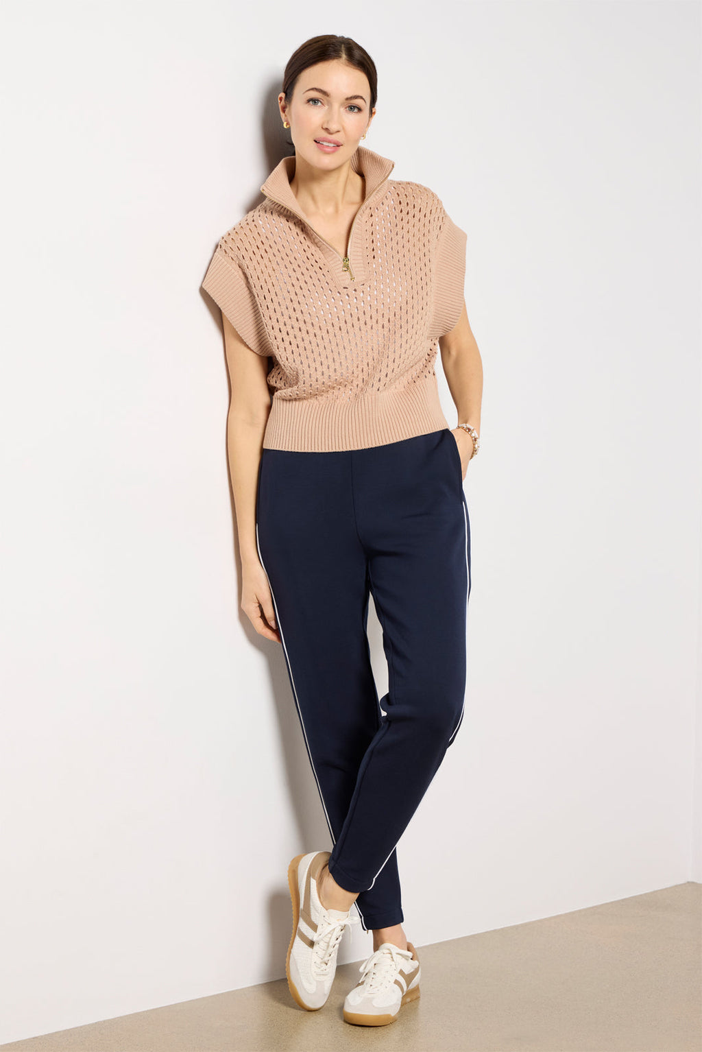 Women's The Slim Piped Pants 27.5'