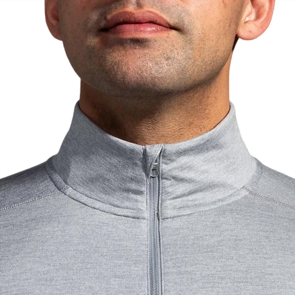 Dash 1/2 Zip 2.0 Top In Heather Stone
