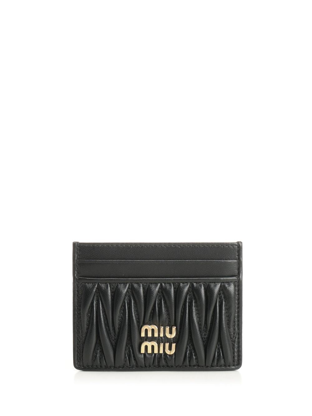 Miu Miu Women Quilted Card Holder