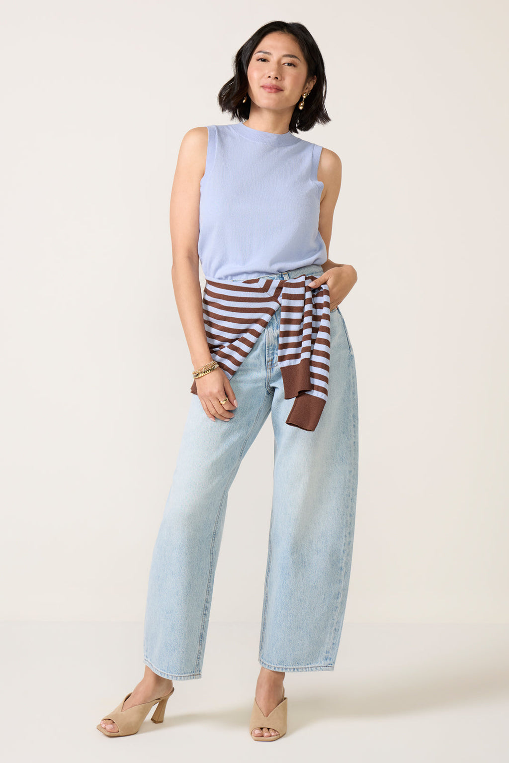 Women's Petite Wes Barrel Jean