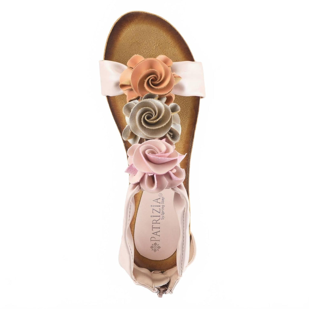 Women's Harlequin Wedge Sandal In Peach Multi