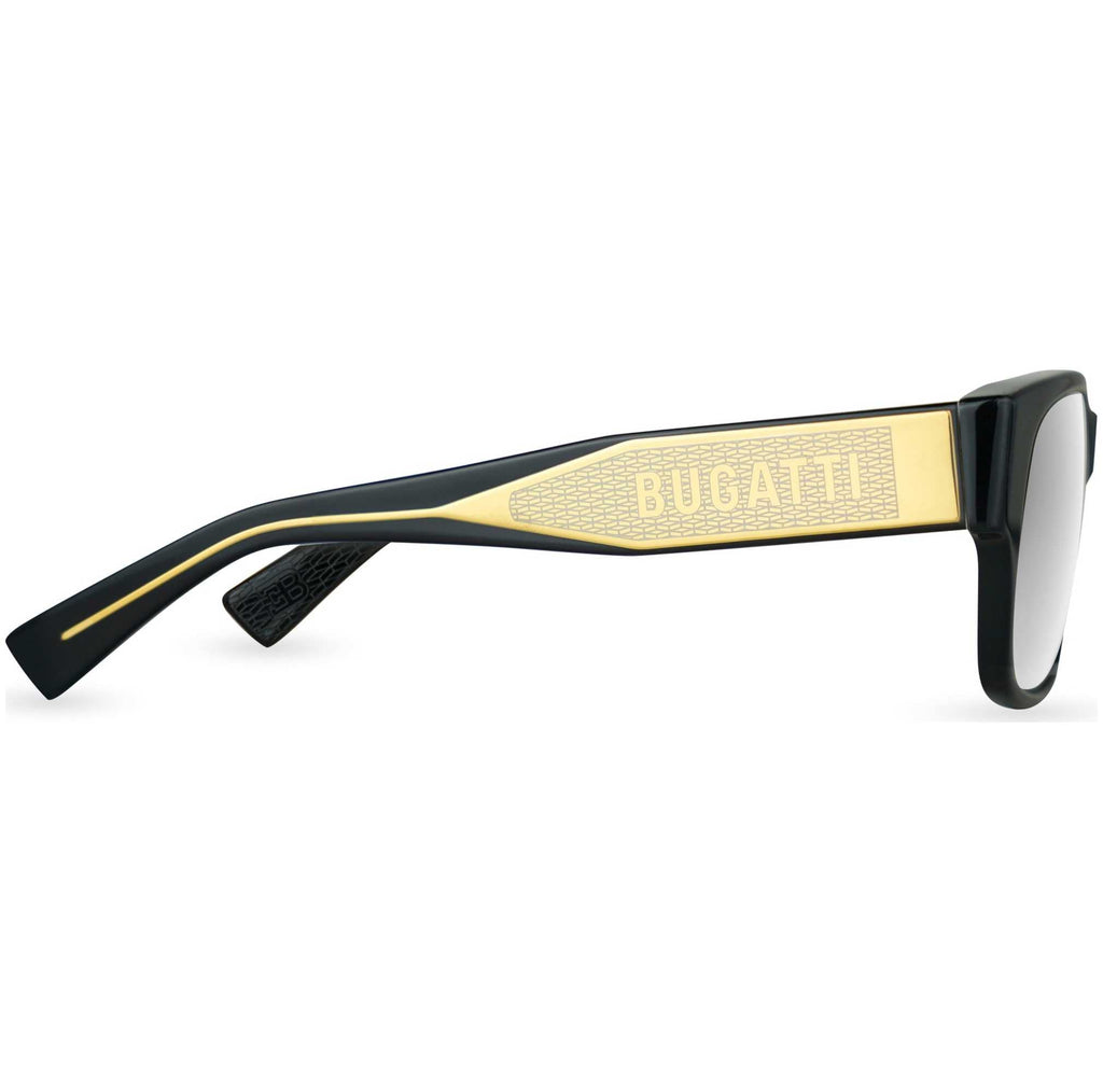 Bugatti Men's 56 mm Black Sunglasses