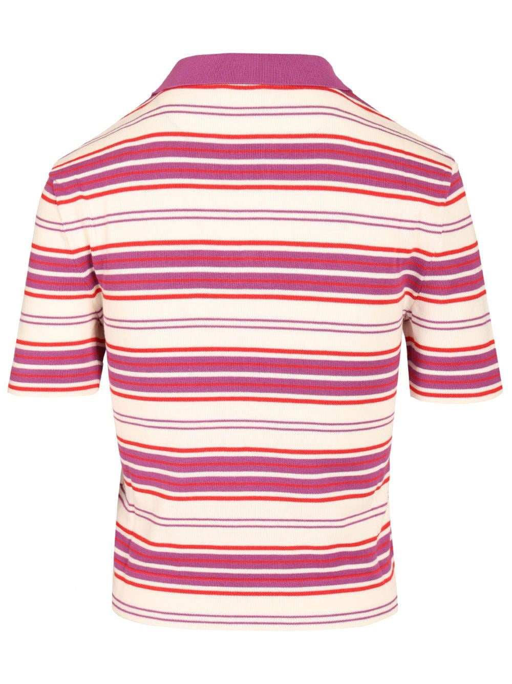 Celine Women Knitted Cotton Polo Shirt