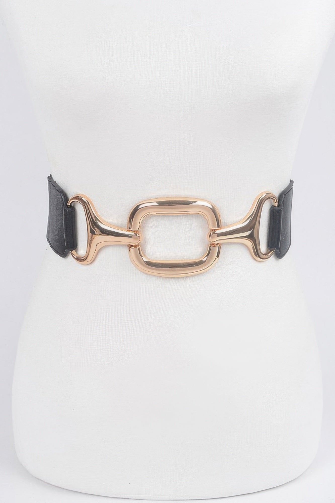 Multi Metal Buckle Stretch Plus Size Belt