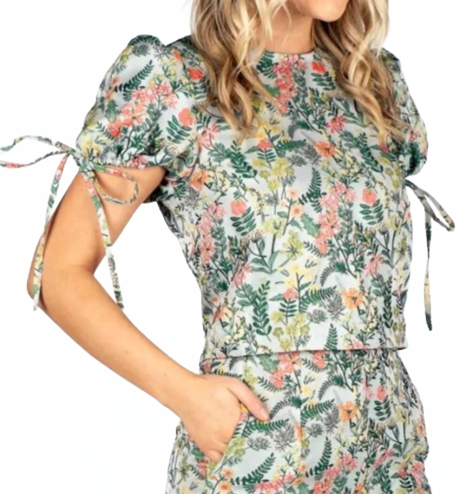 Jacquard Cassandra Top In Multi