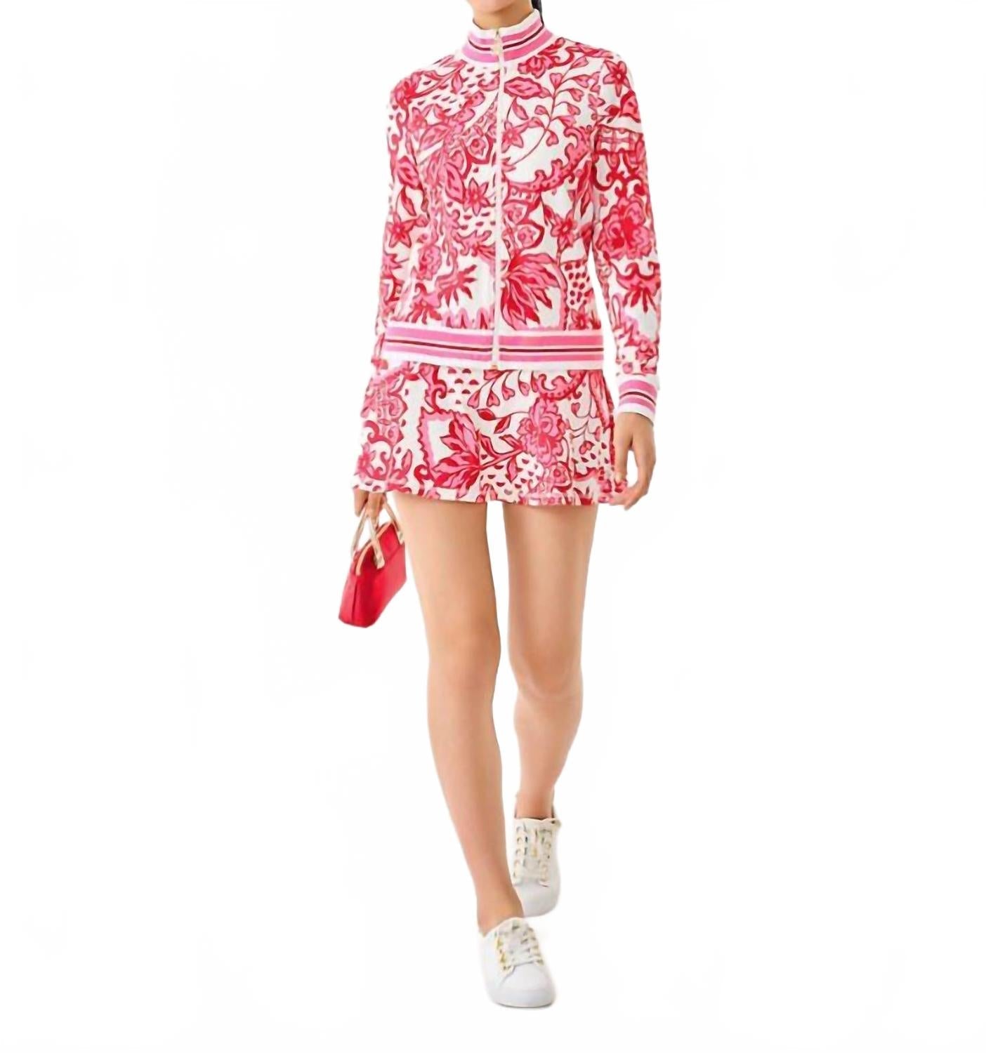 Regate Upf 50+ Jacket In Coconut Spicy Socialite