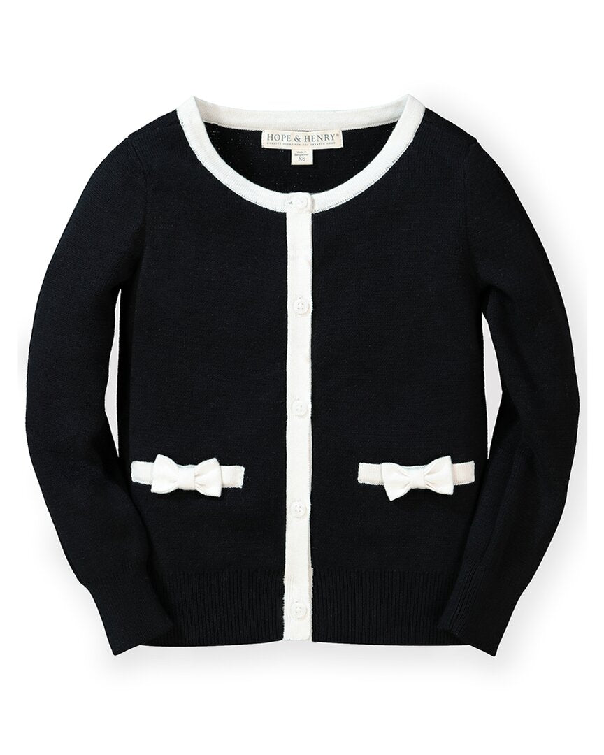 Hope & Henry Bow Pocket Cardigan