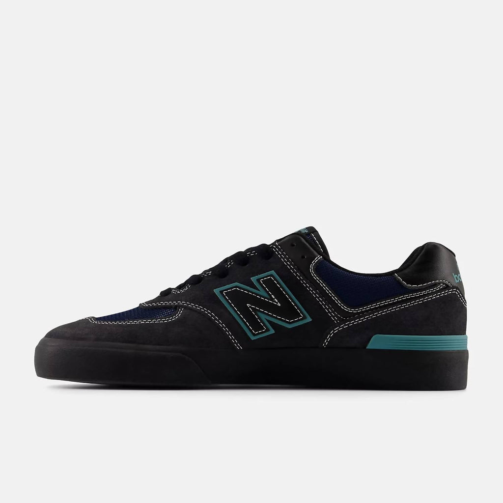 Men's Numeric 574 Vulc Shoes In Faded Black Teal