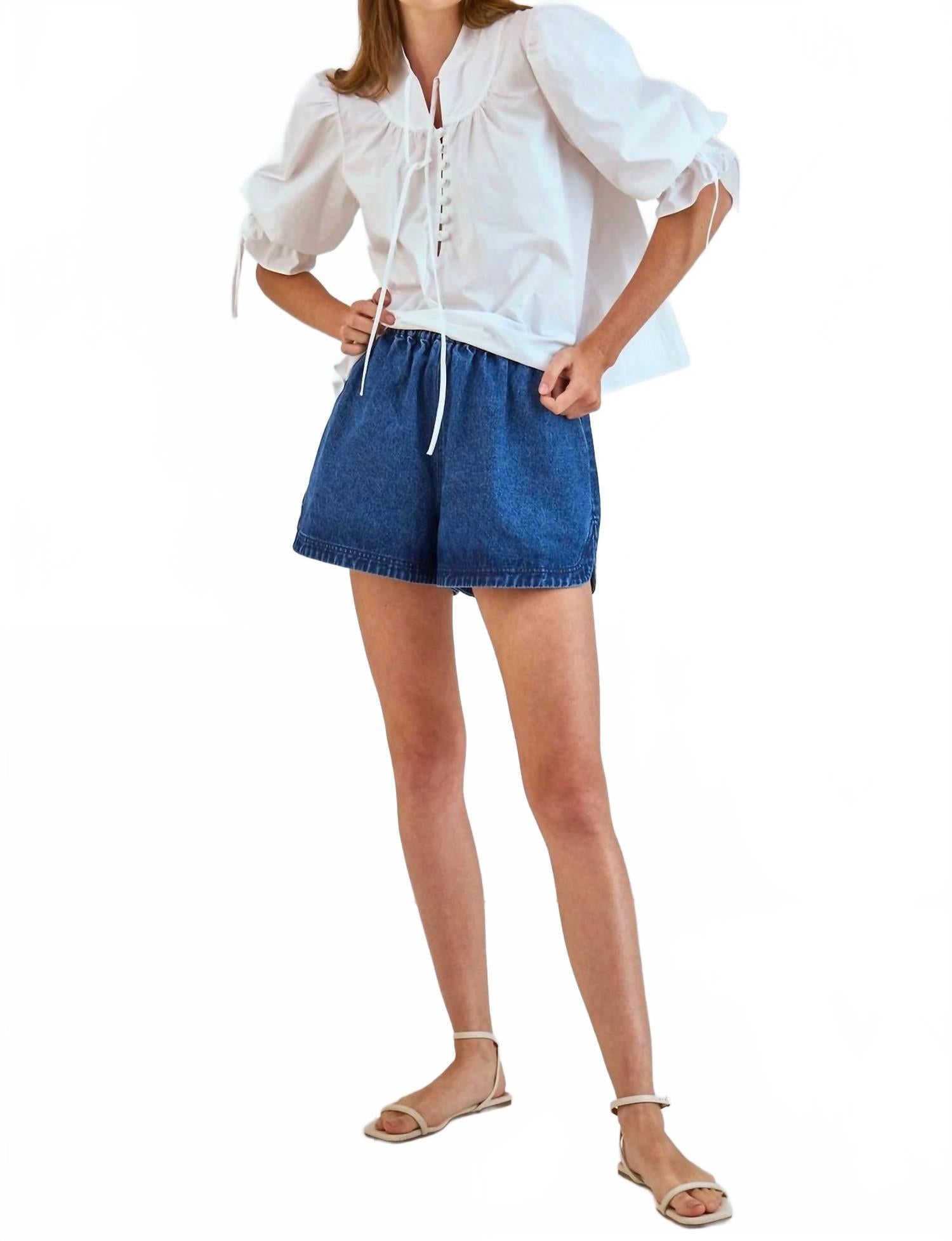 Courtland Short In Harbor Demin