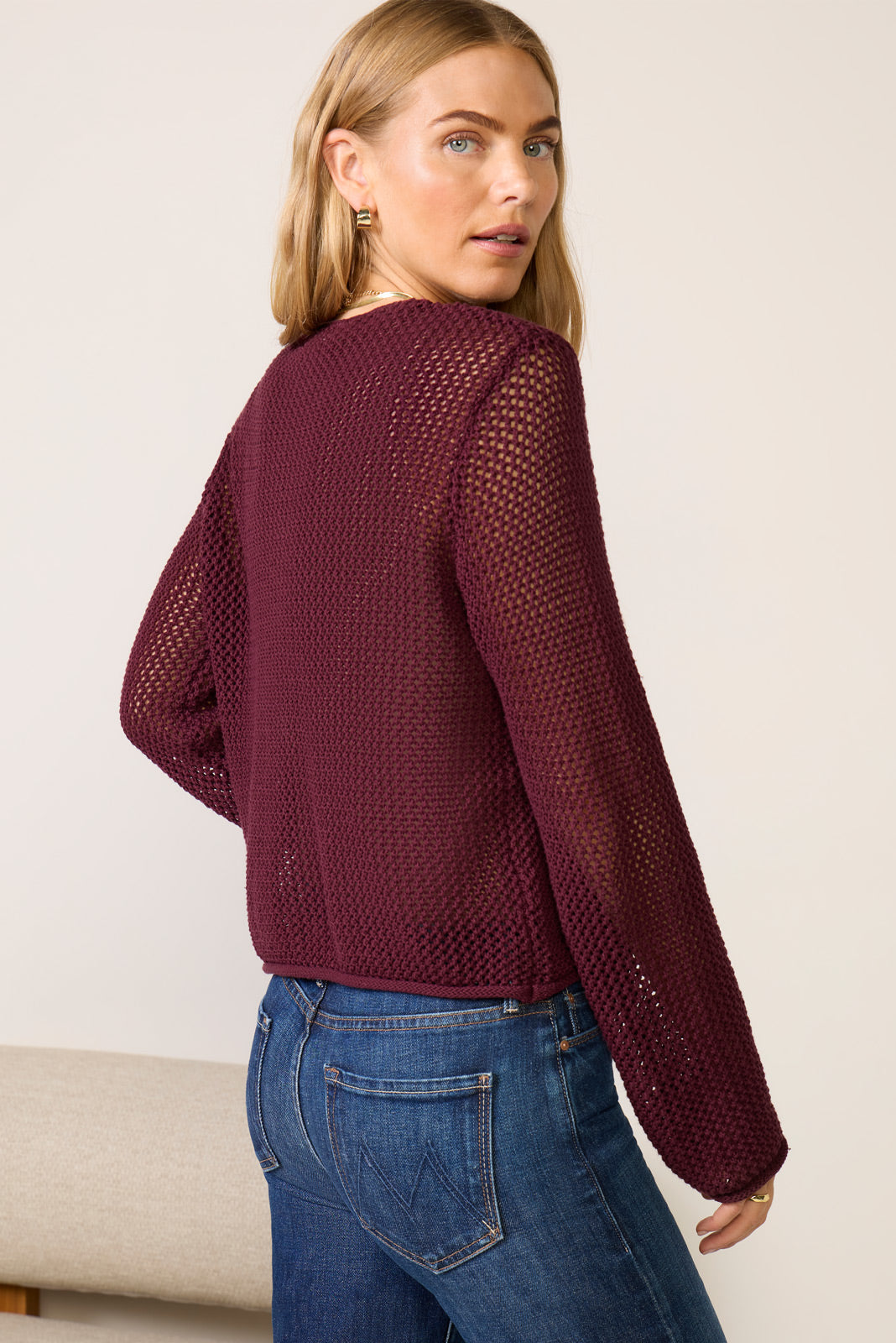 Women's Emery Open Stitch Cardigan