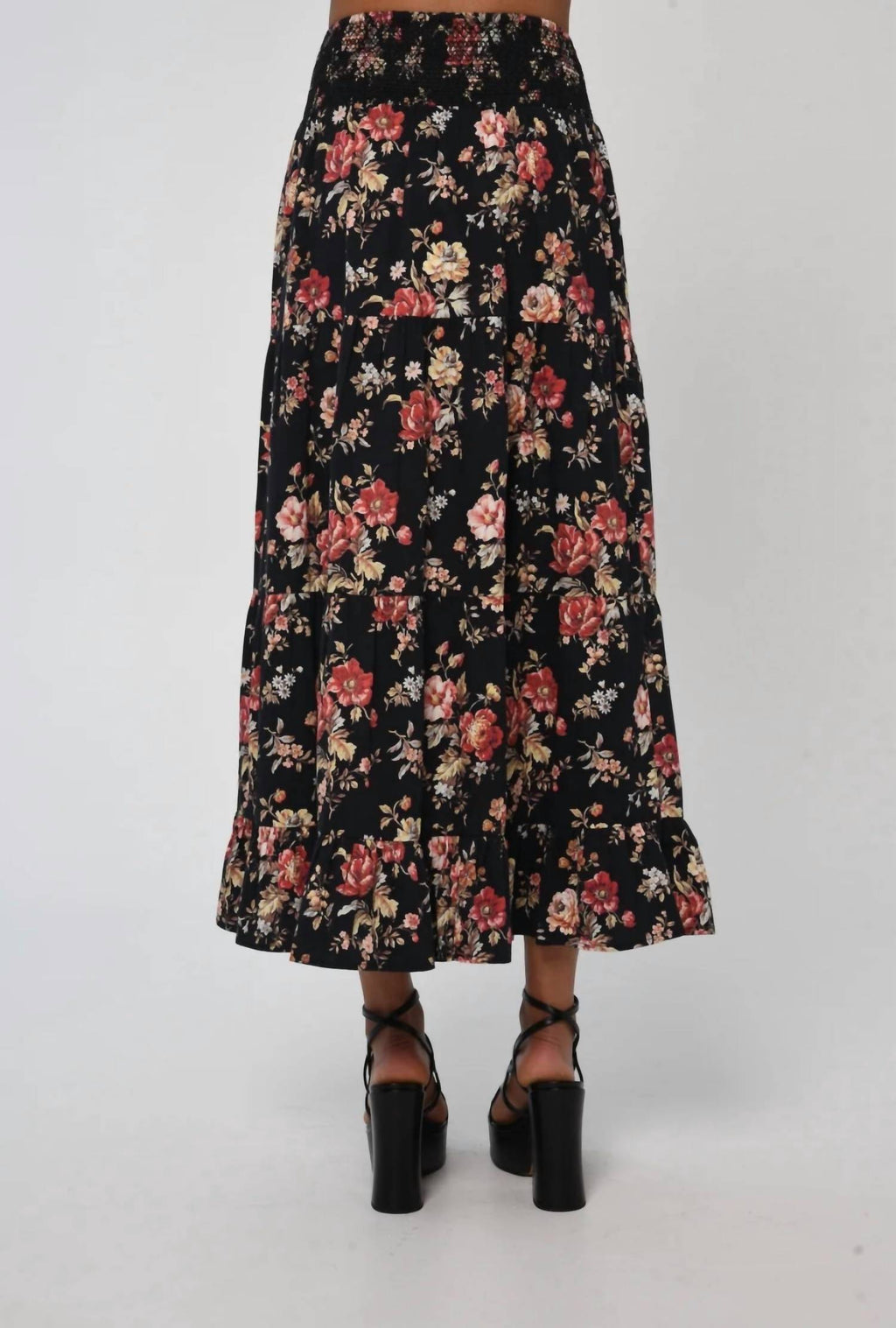 Luelle Skirt In Bonnard Floral