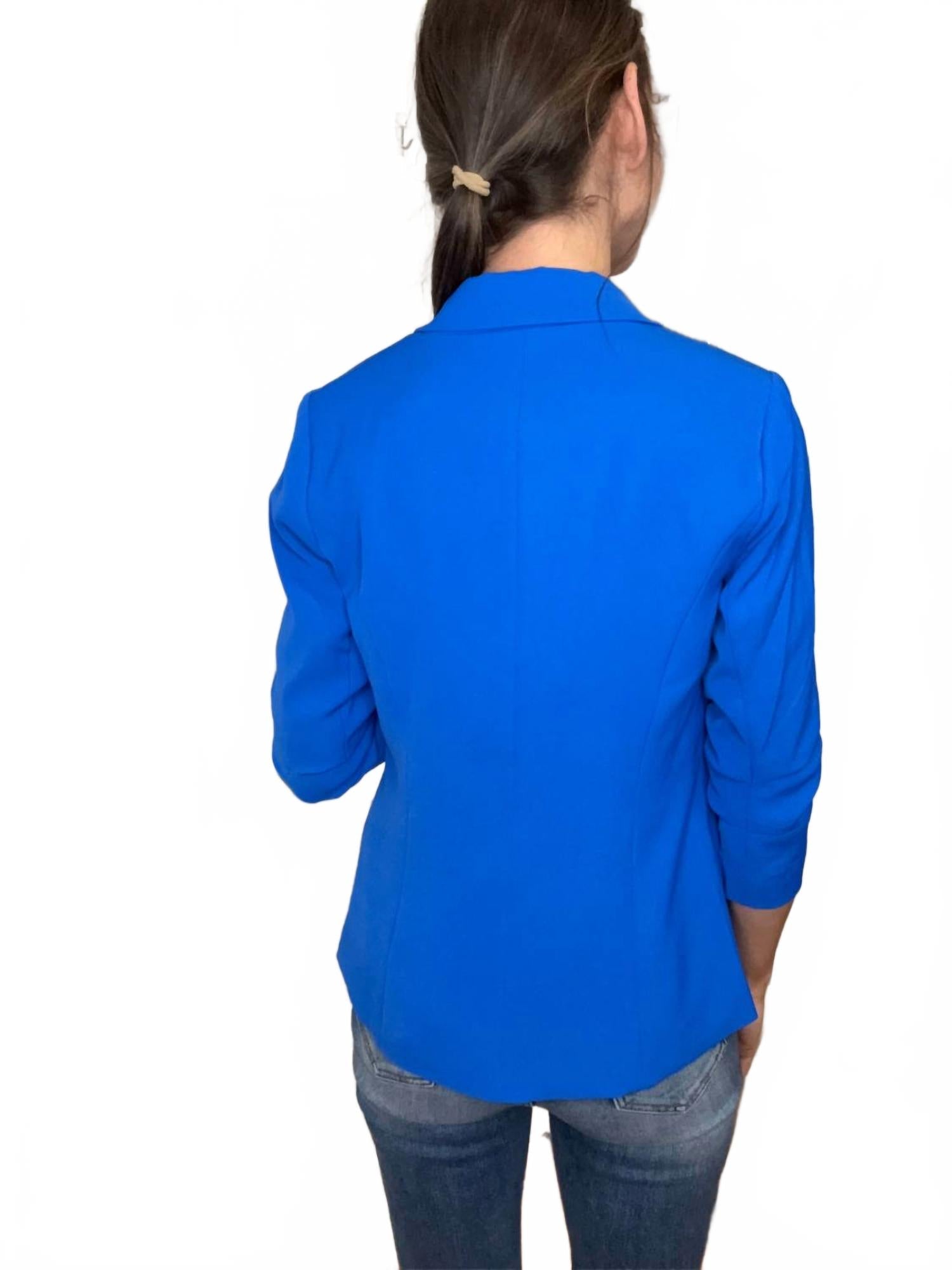 Elexa Layering Blazer In Electric Blue