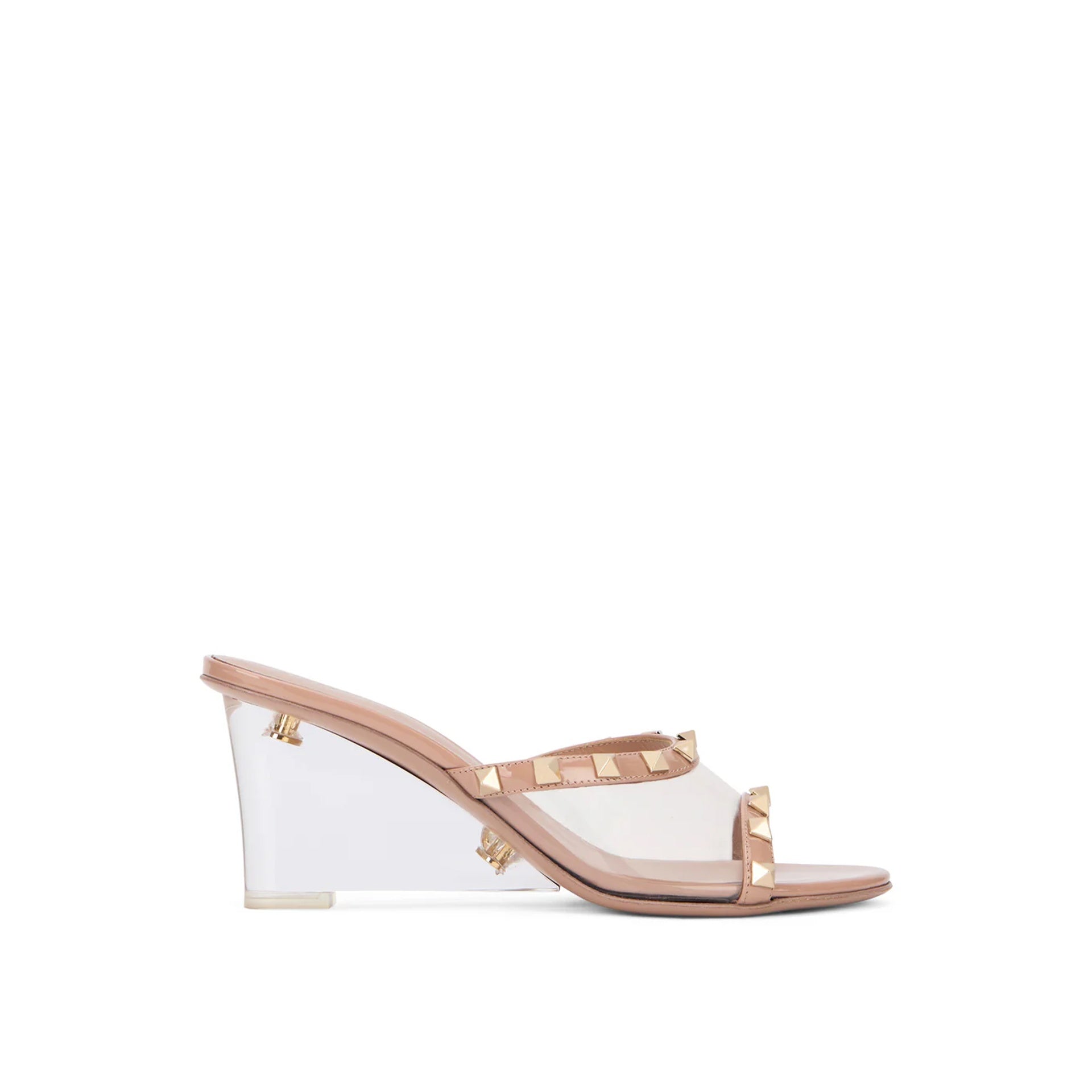Valentino Garavani Rockstud Transparent Mules Women