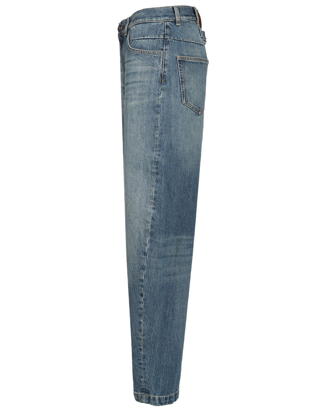 The Attico Women Denim Trousers