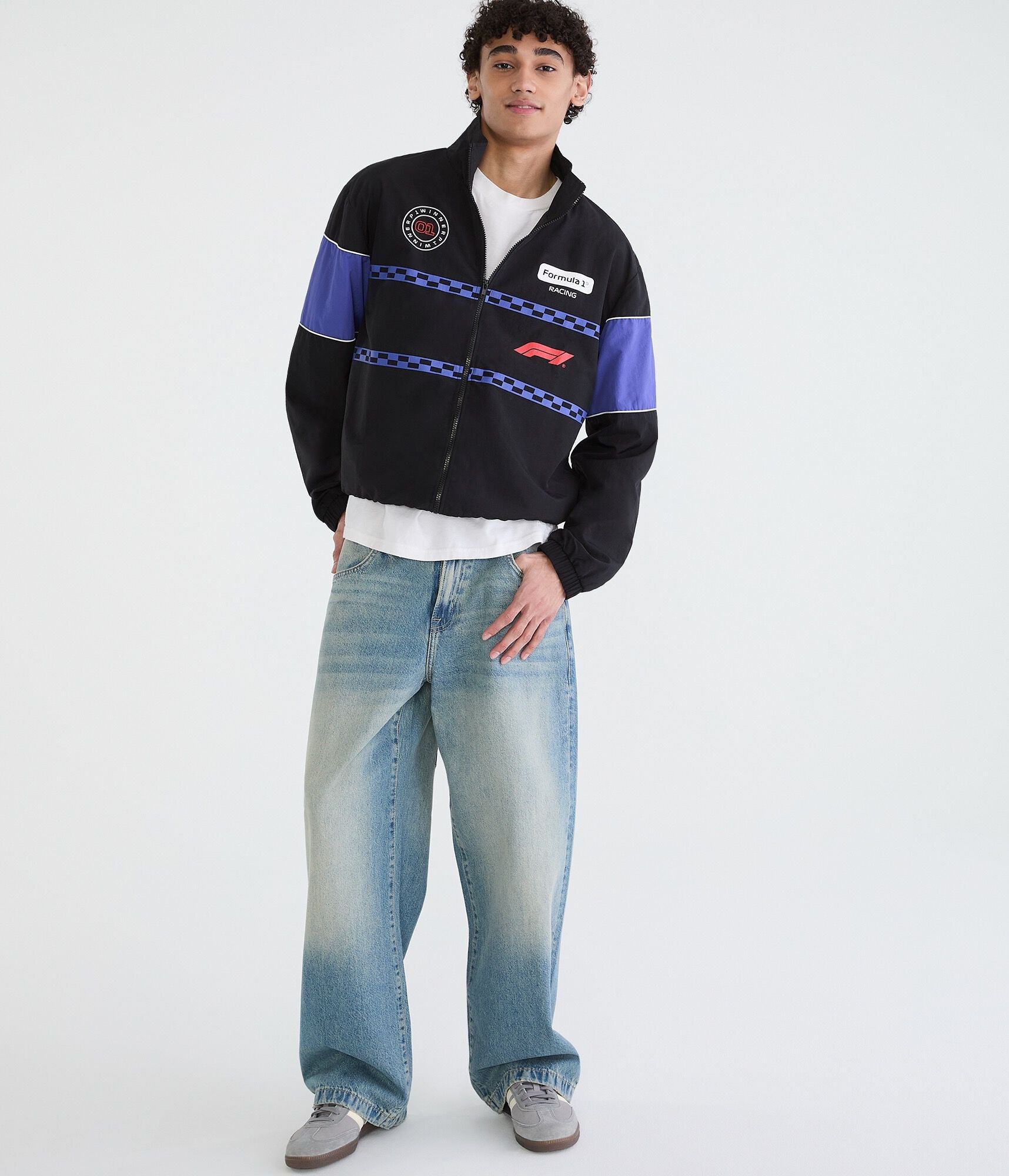 Aeropostale Formula 1 Race Winner Full-Zip Track Jacket