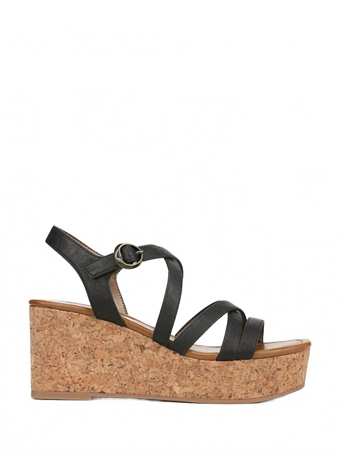 Women's Aurora Wedge Sandals In Black