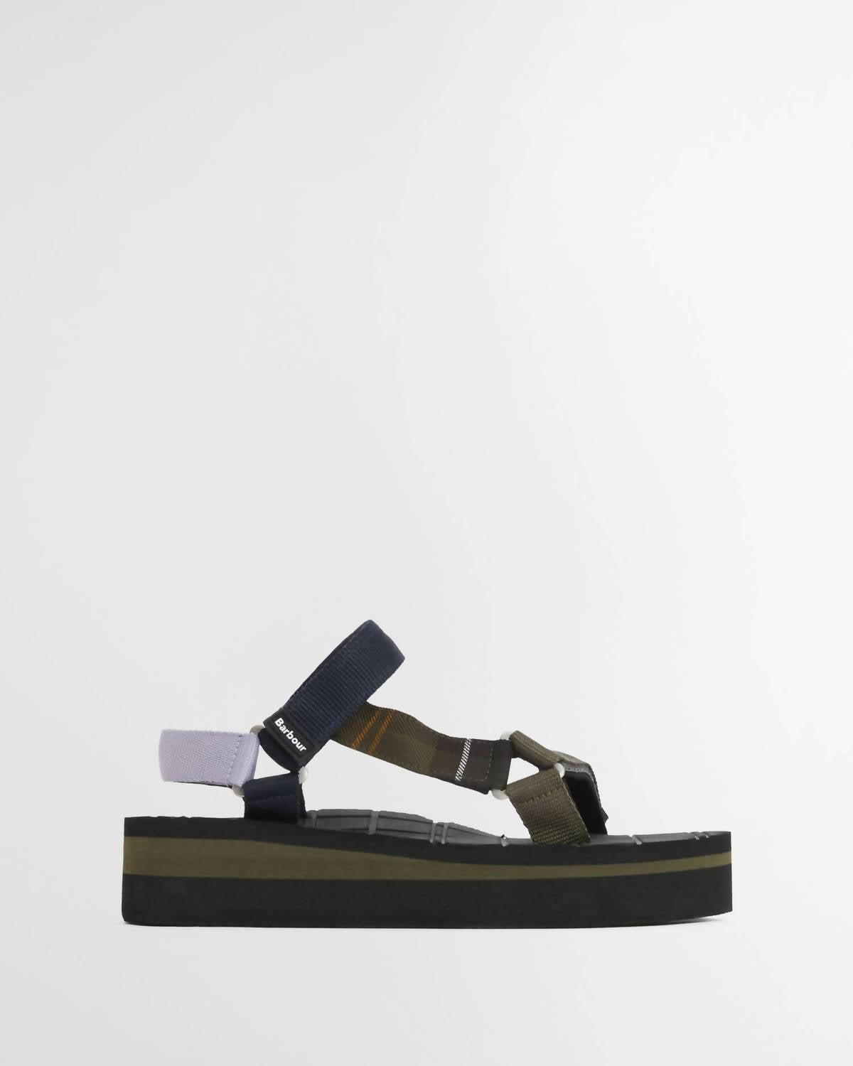 Women's Mila Sandal In Olive/navy/classic Tartan