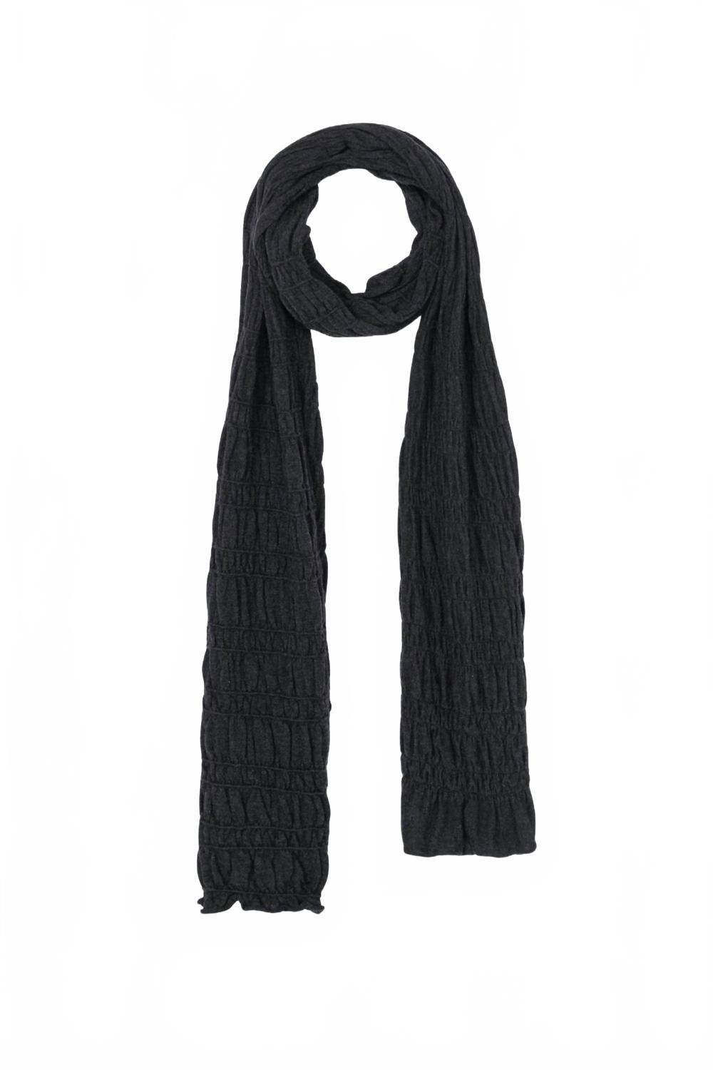 Women's Gathered Wrap In Anthracite