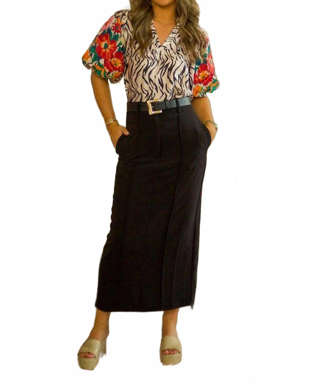 Classic Maxi Skirt In Black