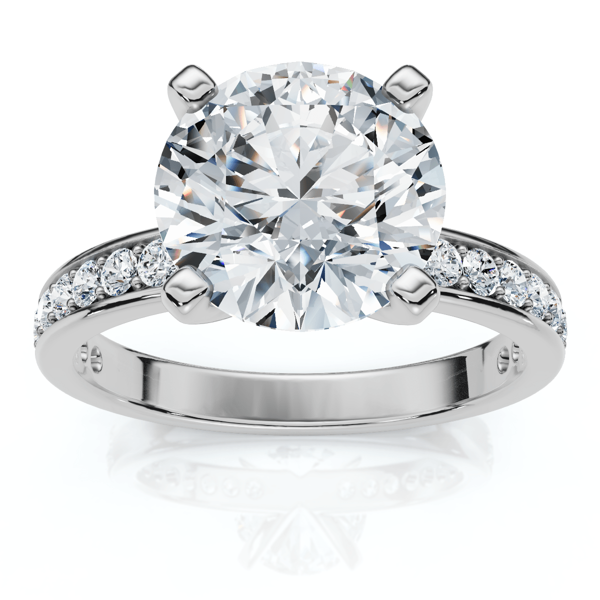 Certified 2 1/4Ct Cathy Diamond Engagement Ring 14k Gold or Platinum Lab Grown