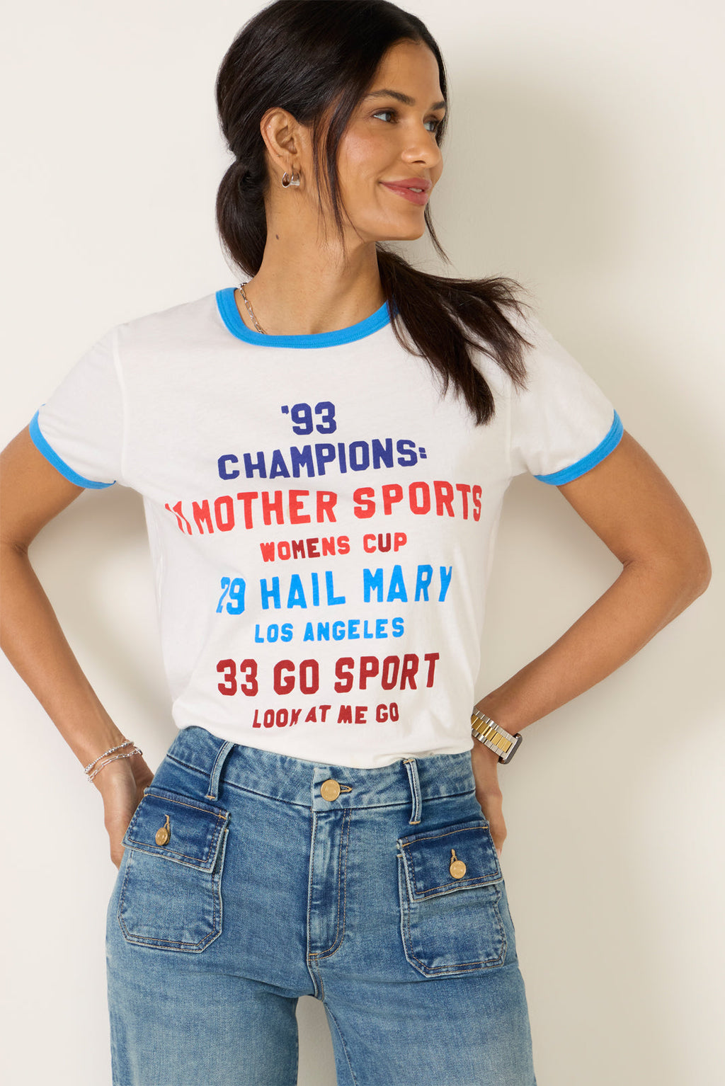 Women's The Lil Goodie Goodie Ringer Top