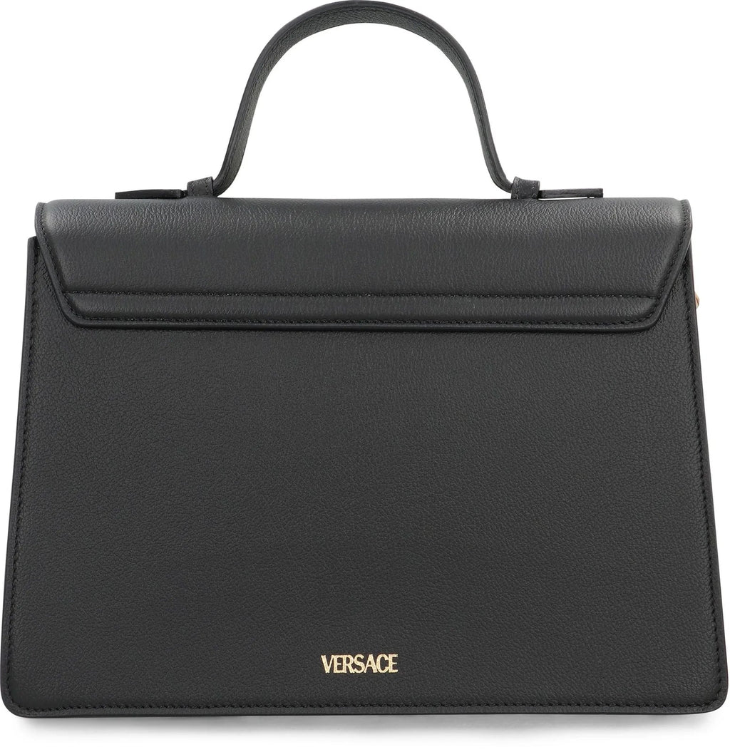 Versace La Medusa Leather Handbag