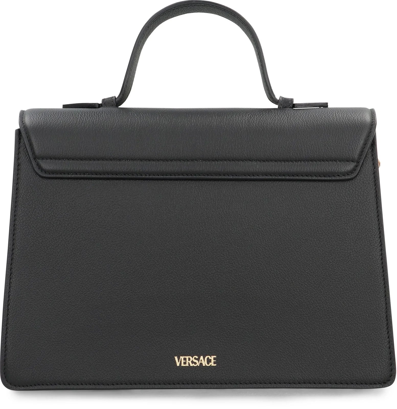Versace La Medusa Leather Handbag