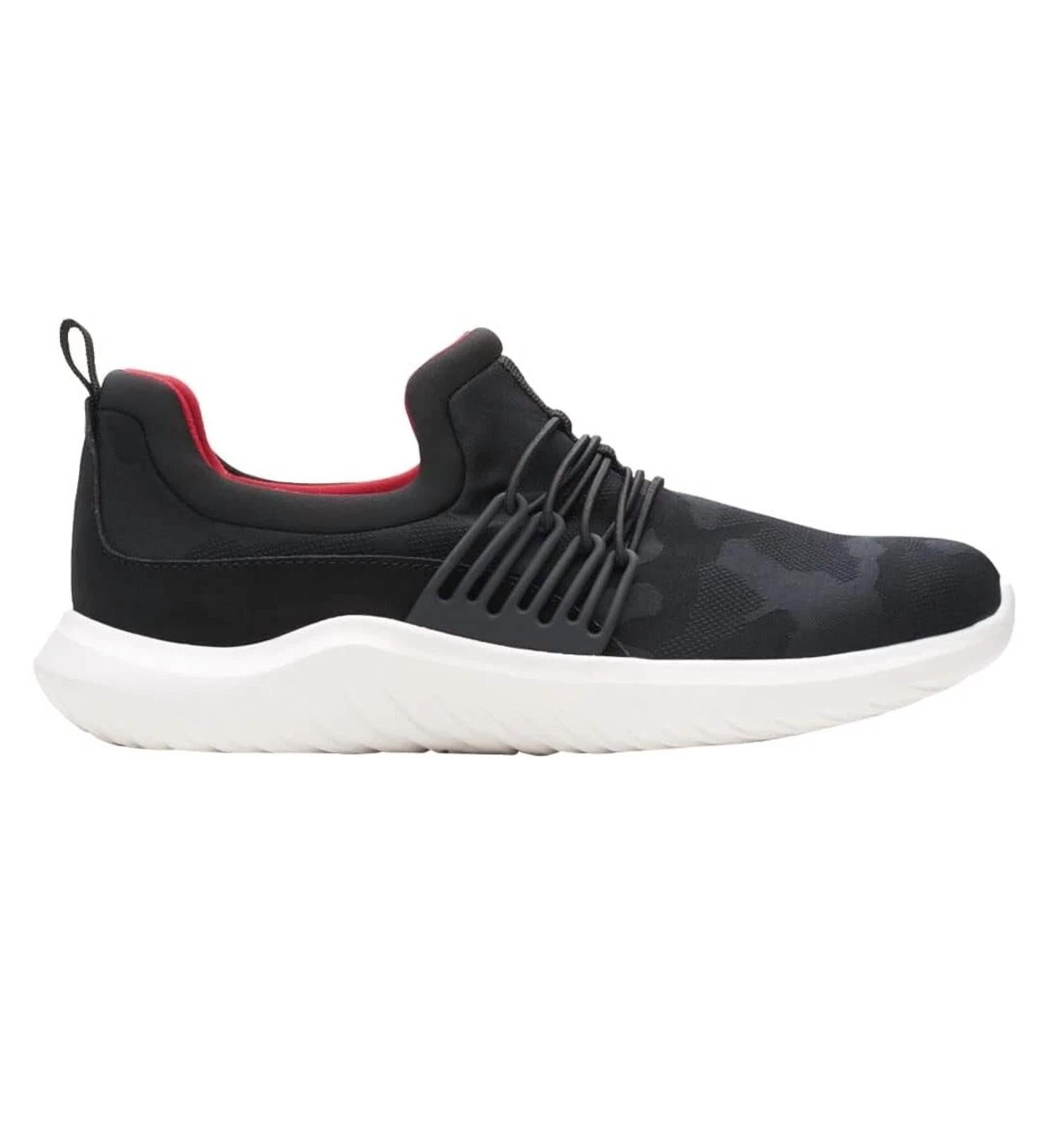 Women's Nova Ave Sneaker In Black Textile