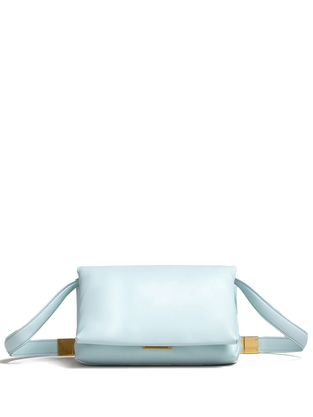 Marni Prisma Puffball Small Leather Shoulder Bag - Sky Blue
