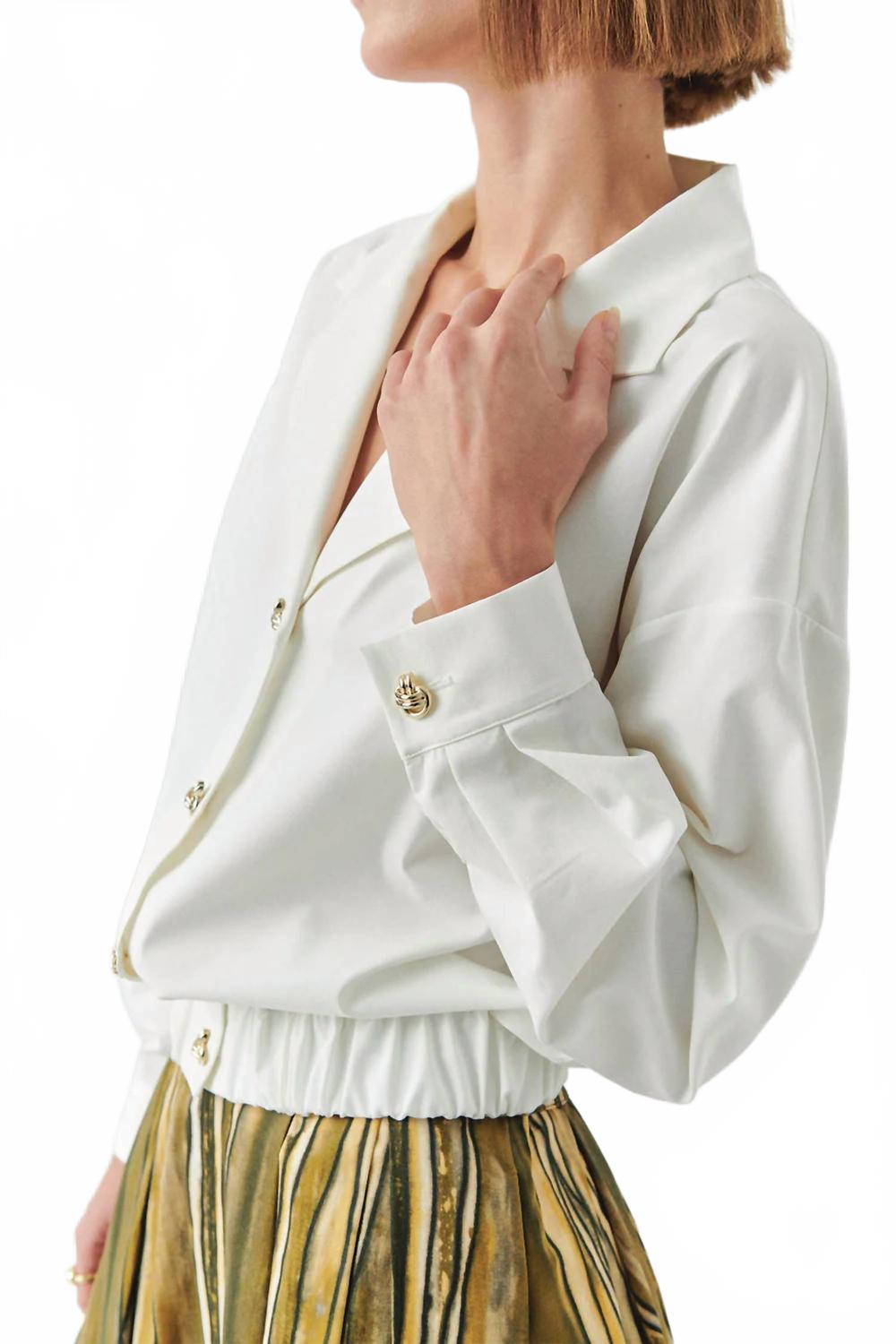 Romina Shawl Collar Jacket In Black