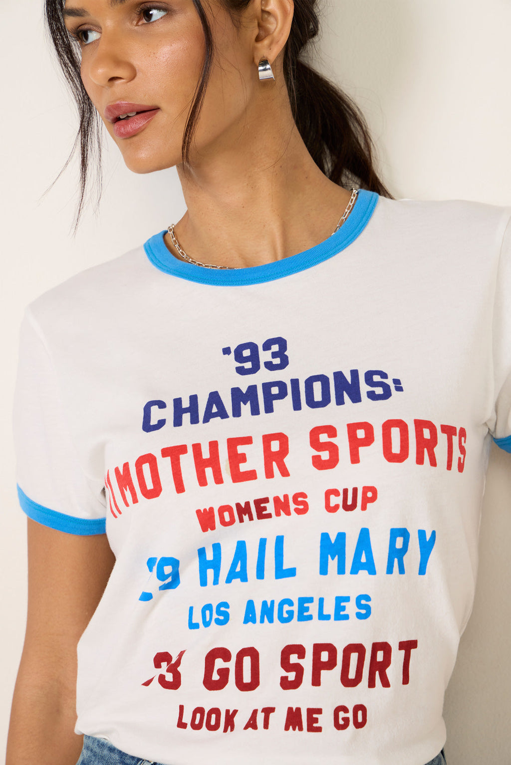 Women's The Lil Goodie Goodie Ringer Top