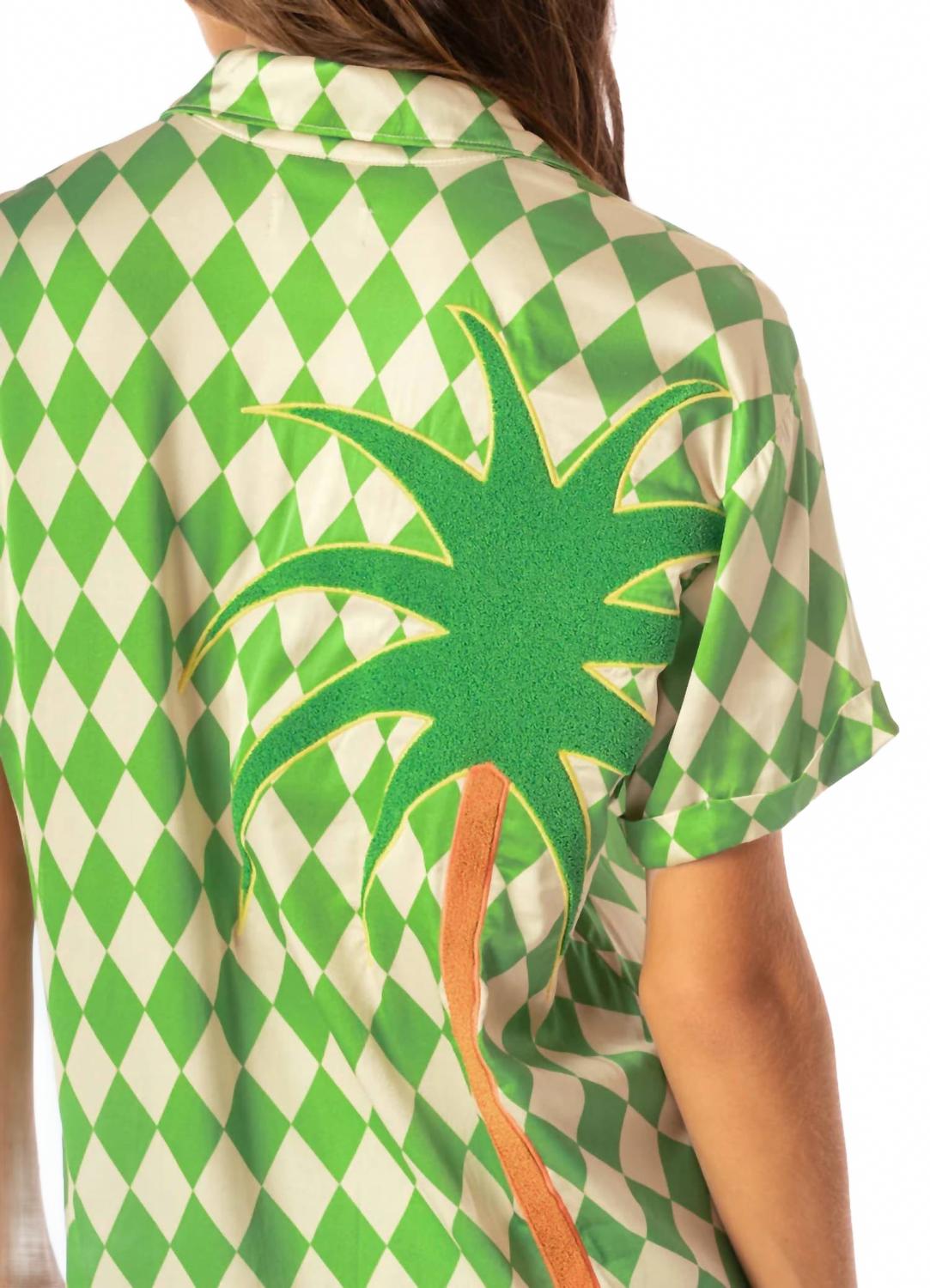 Meissa Cover-Up Shirt In Bright Green