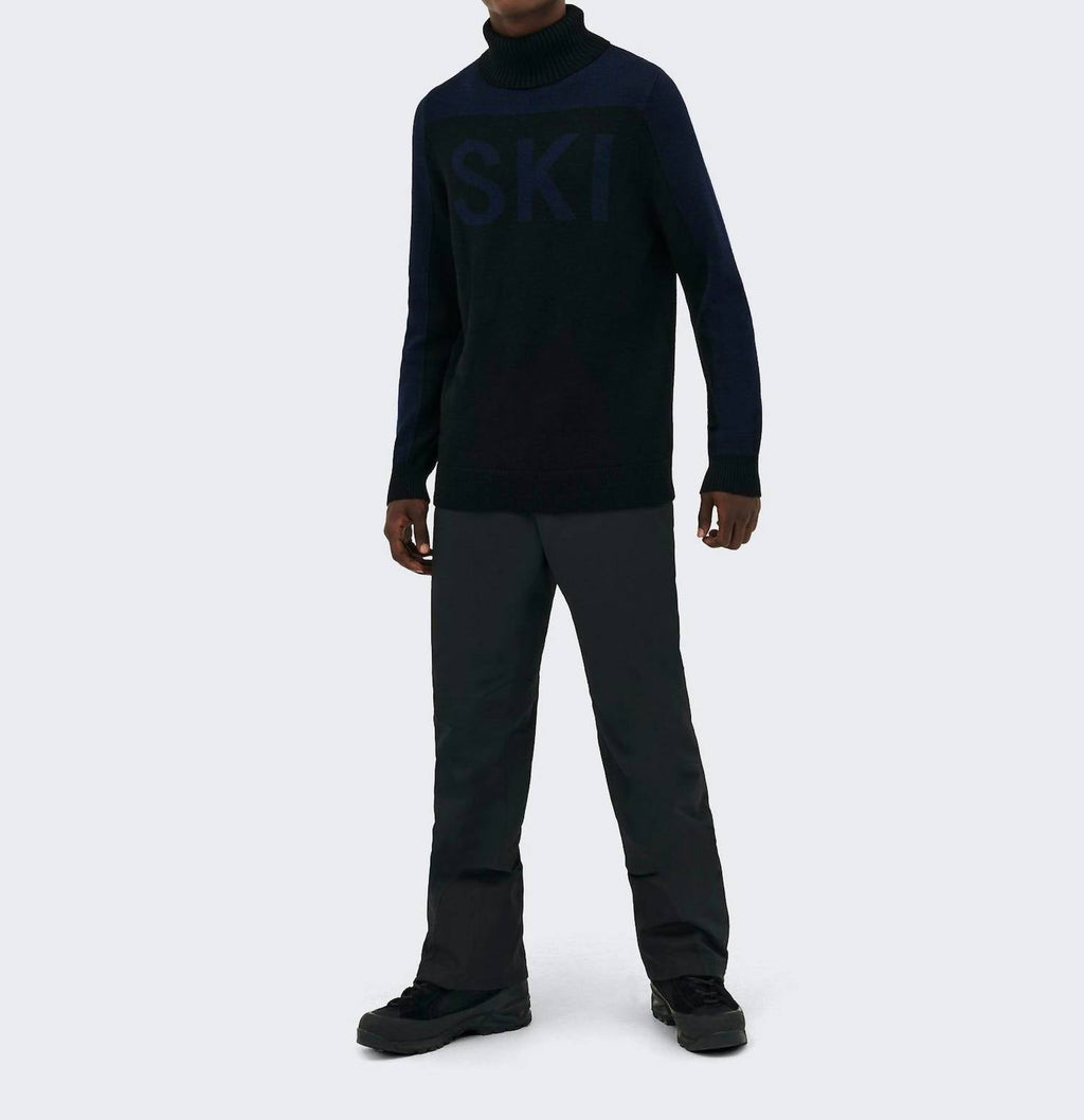3D Ski Turtleneck Sweater In Navy