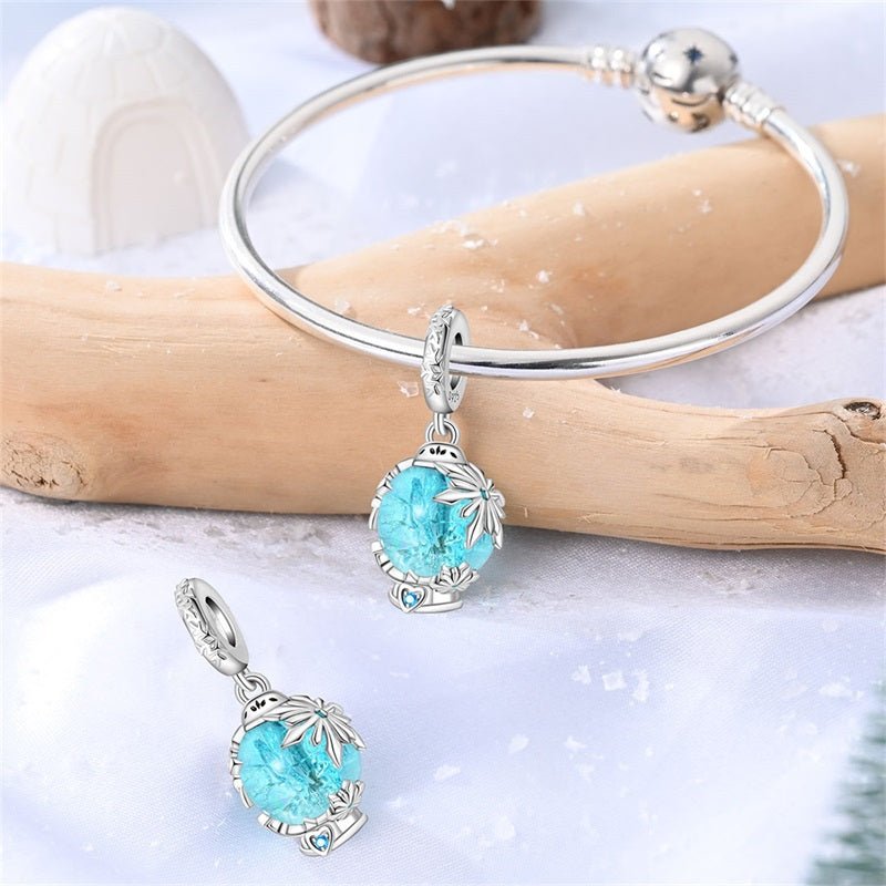 Frozen Crystal Globe Dangle Charm