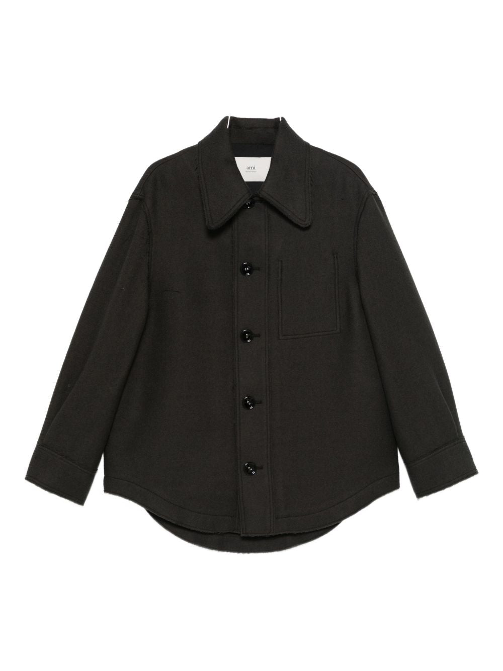 Ami Paris Women Wool Shirt Jacket