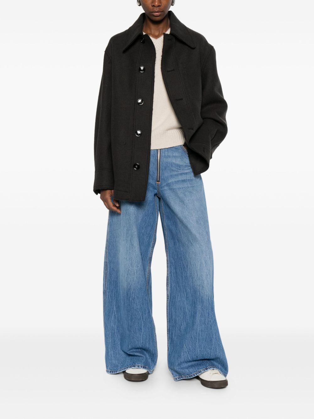 Ami Paris Women Wool Shirt Jacket