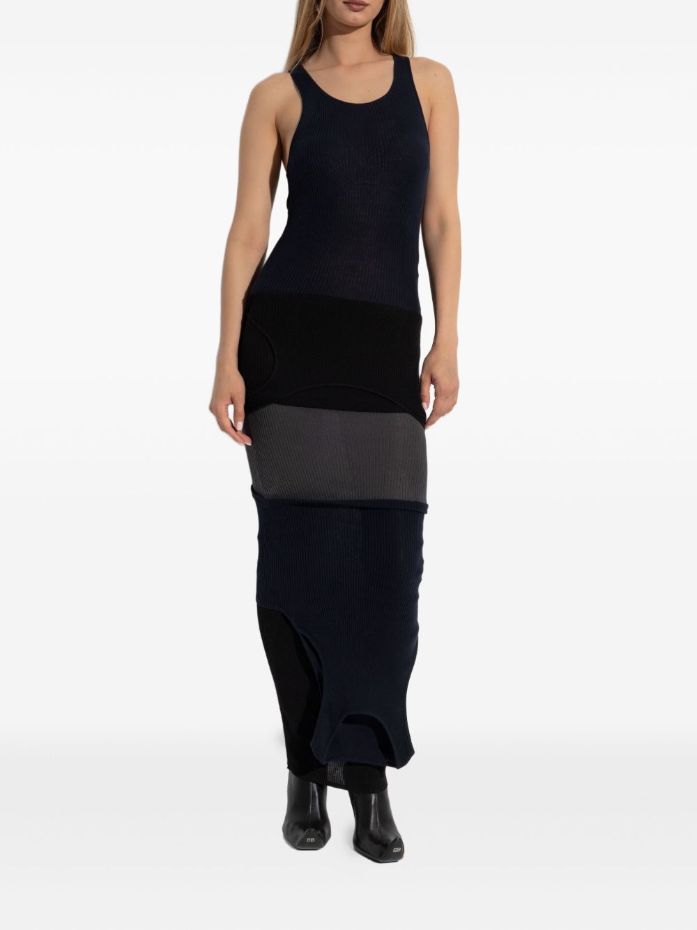 Balenciaga Women Upside Down Long Dress