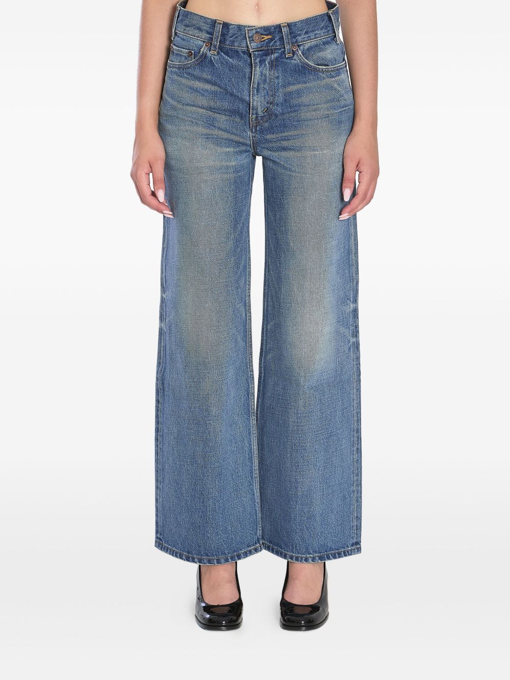 Celine Women Denim Cotton Jeans