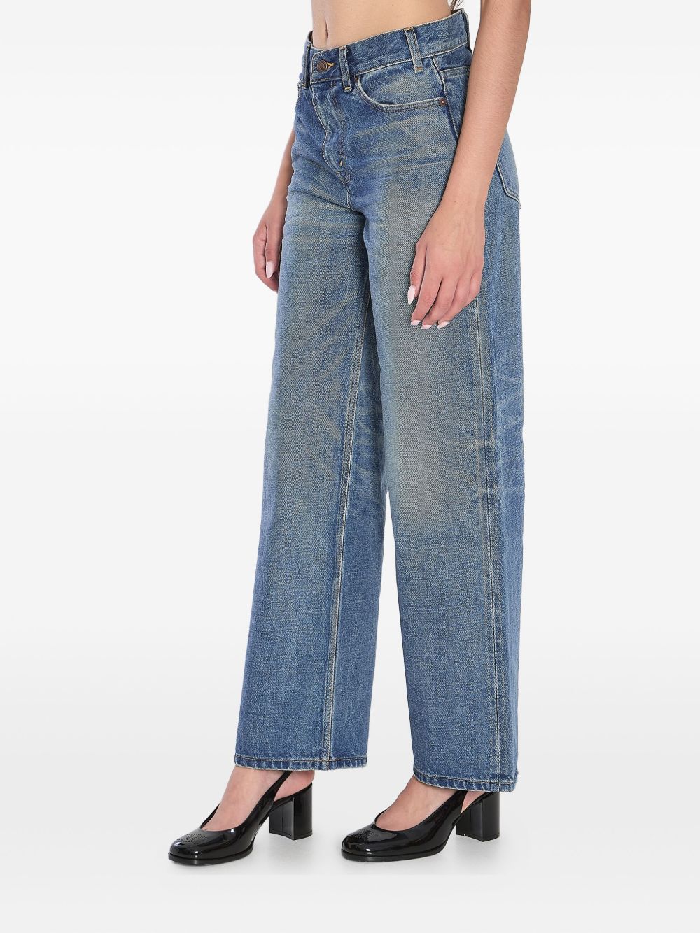 Celine Women Denim Cotton Jeans