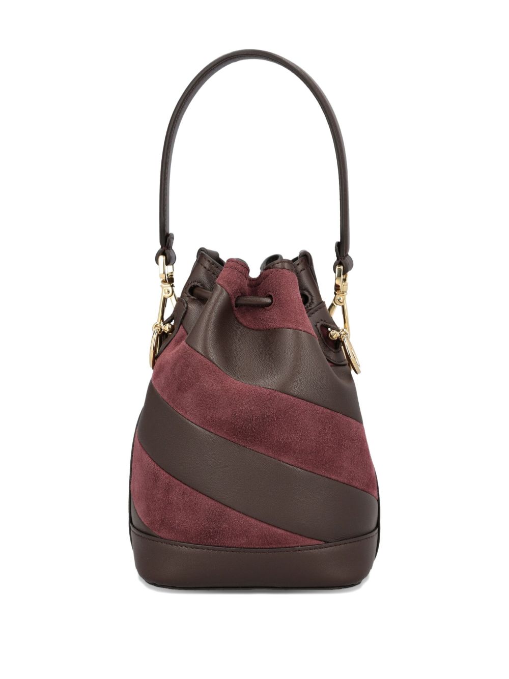 Fendi Women Mon Tresor Mini Leather Bucket Bag