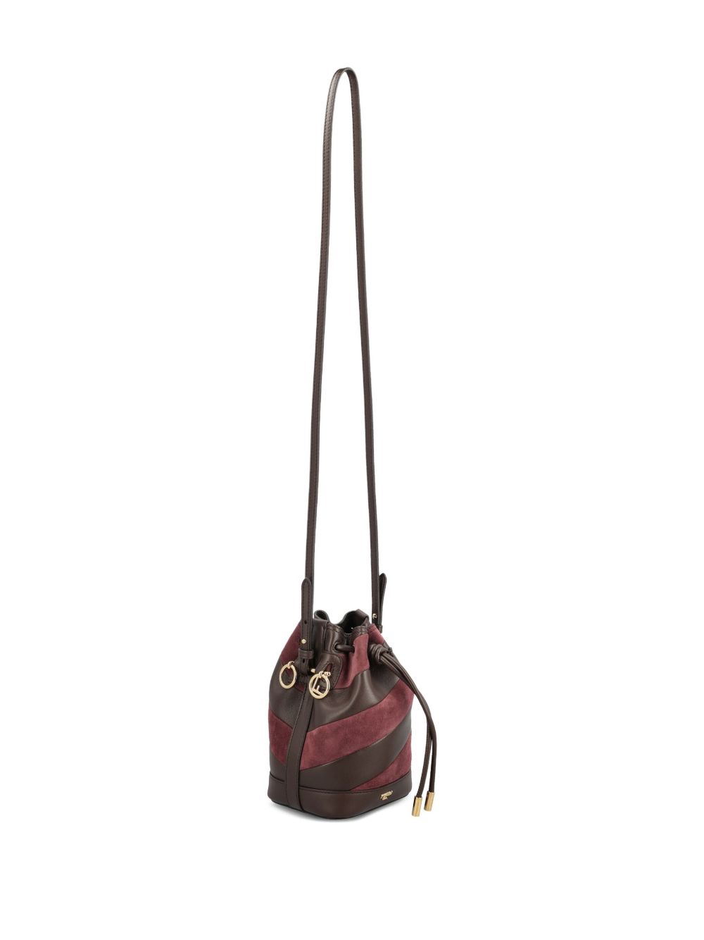 Fendi Women Mon Tresor Mini Leather Bucket Bag