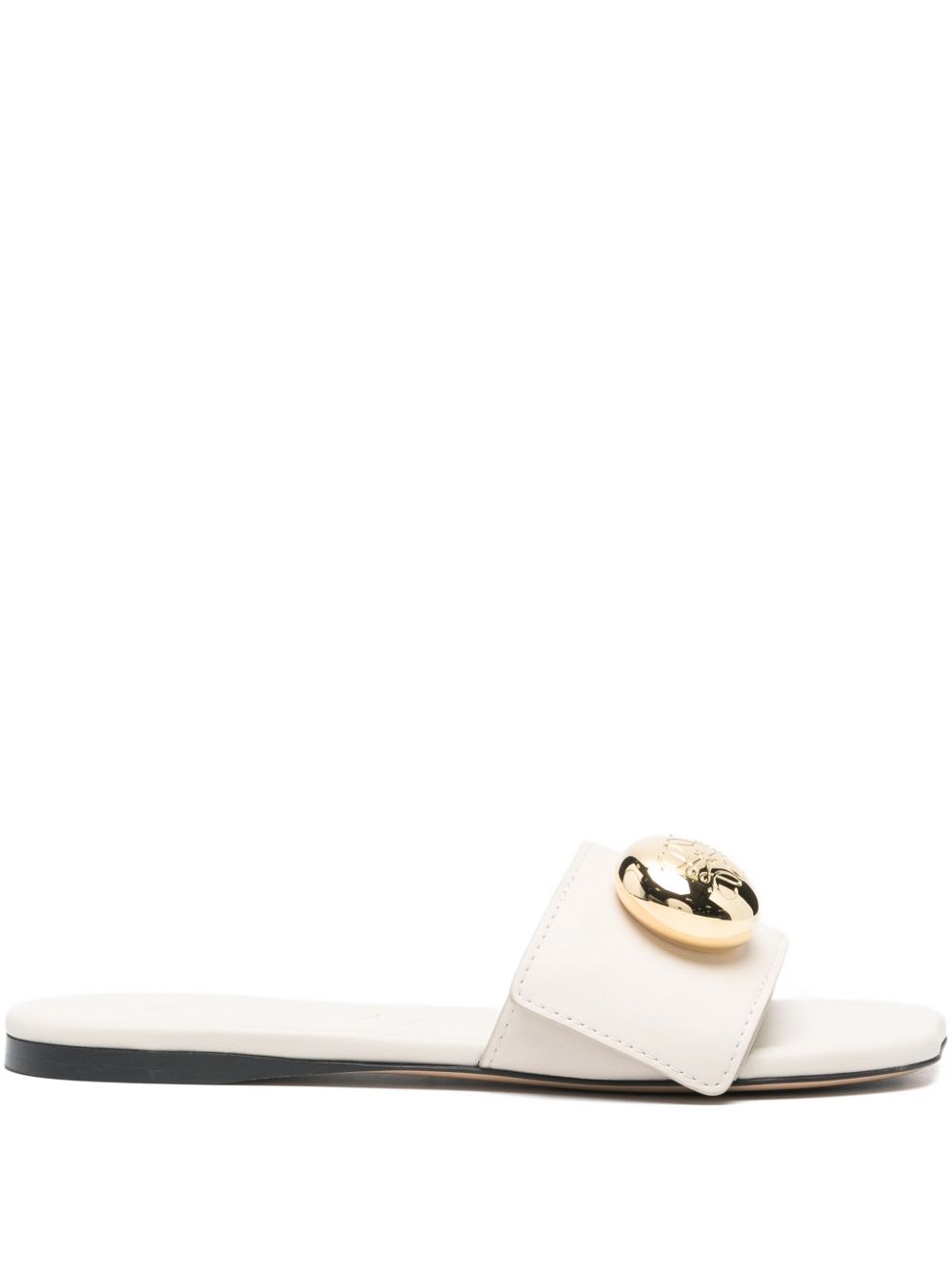Loewe Women Pebble Leather Slides