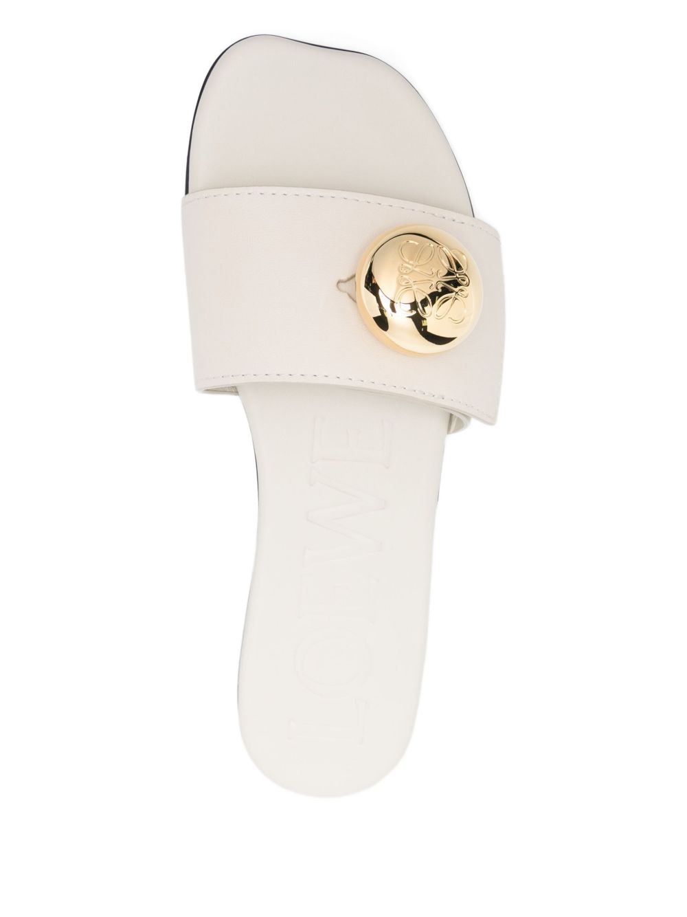 Loewe Women Pebble Leather Slides